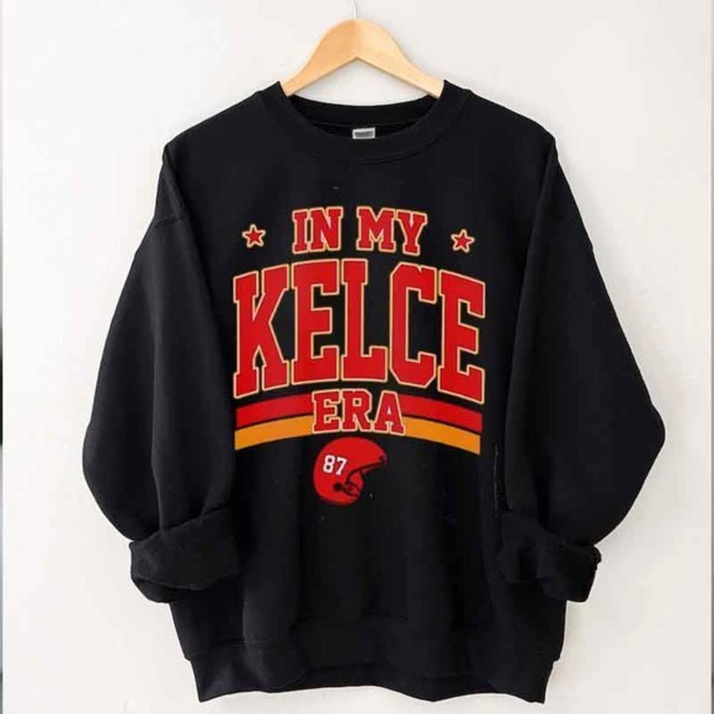 In My KC Chief Era Sweatshirt 87 Sweatshirt Kelce Era Sweatshirt - Picture 1 of 4